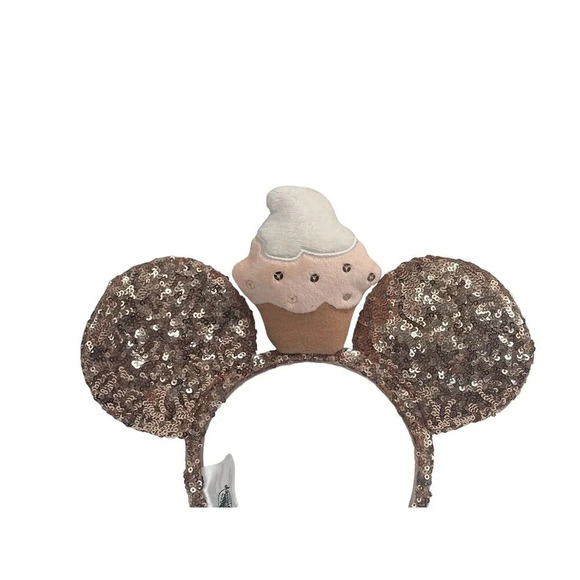 Minnie Mouse Ears 2019 Epcot Food & Wine Festival Rose Gold Cupcake Authentic - Picture 5 of 16